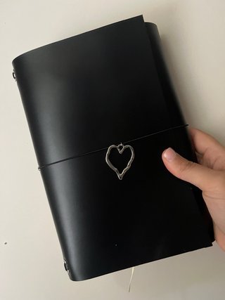 Funda Louis Carmen A5/A6 Piel Negra