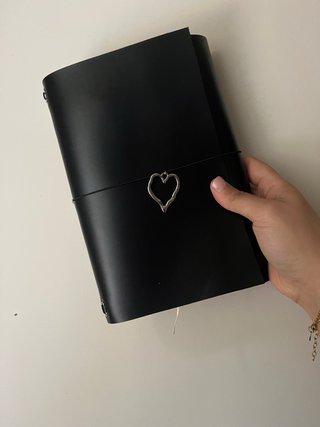 Funda Louis Carmen A5/A6 Piel Negra