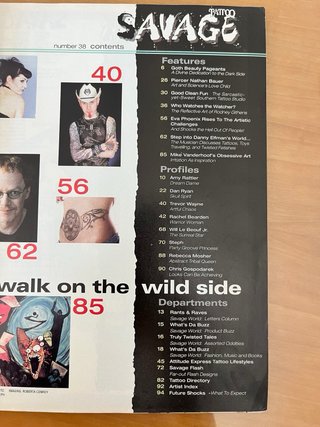 Revista Tattoo Savage n.38