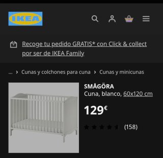 Cuna Ikea Blanca