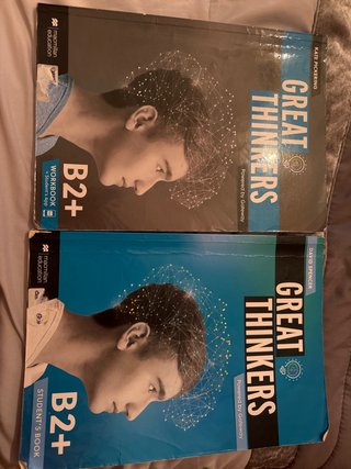 Libro Great Thinkers B2+ Workbook y Student's Book