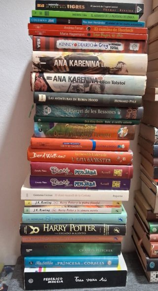 Libros novela, infantil y auto crecimiento persona