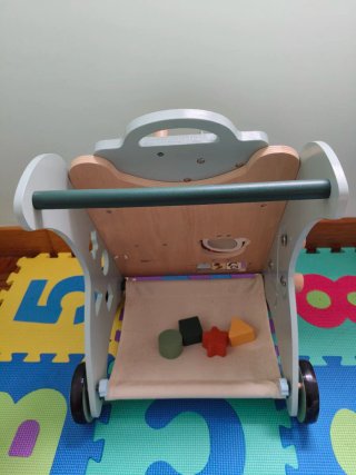 Andador madera actividades 12 meses