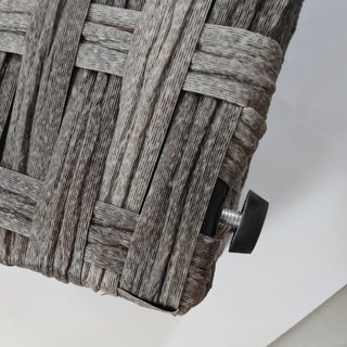 Cesta Contenitore da Giardino e Casa in Rattan con