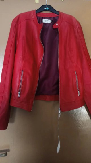 Chaqueta de cuero napa made in Italy (460€)