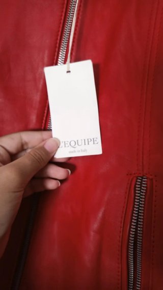 Chaqueta de cuero napa made in Italy (460€)