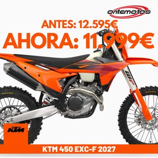 KTM 450 EXC-F 2027 - Oferta Especial