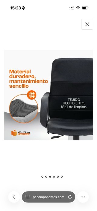 Sedia da scrivania IKEA nera