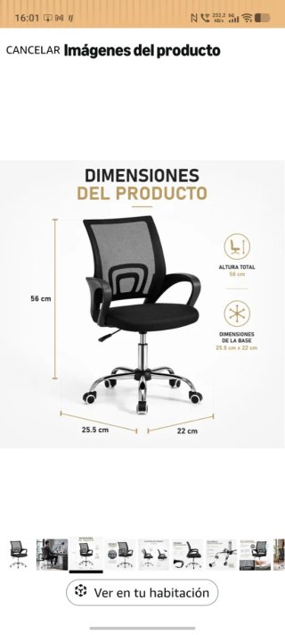 Sedia da ufficio ergonomica nera