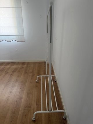 Burro Perchero Metálico Blanco Ikea