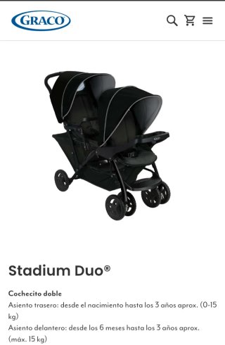 Carrito Gemelar Graco Stadium Duo