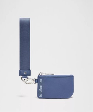 Lululemon Dual Pouch Wristlet Monedero Azul