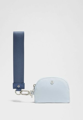 Lululemon Dual Pouch Wristlet Monedero Azul