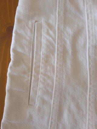 Pantalón corto blanco nata.Zara
