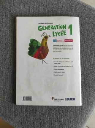 GENERATION LYCEE A1/A2 ELEVE+CD+DVD