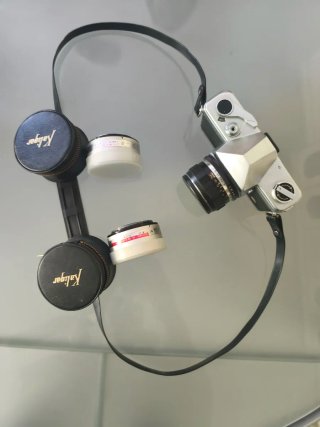 Cámara analógica Kowa Kowaflex 35mm + Accesorios