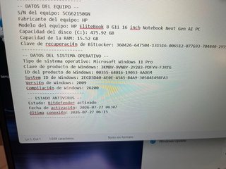 HP EliteBook 8 G1i Portátil 16 Plata