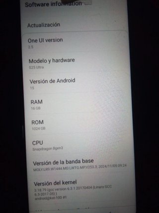 S25 Ultra 1TB Nuevo Pantalla Grande