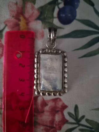 Colgante Plata y Piedra Luna