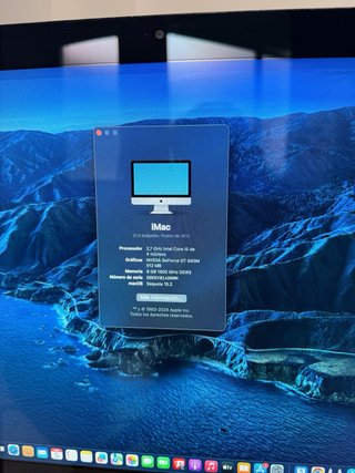 iMac Finales 2012 21,5 pulgadas