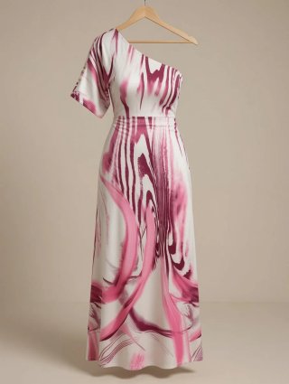Vestido Ibicenco Estampado Talla Única