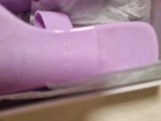 Miriade sandali in silicone viola