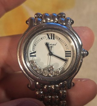 Chopard Happy Sport Reloj Diamantes Esfera Blanca
