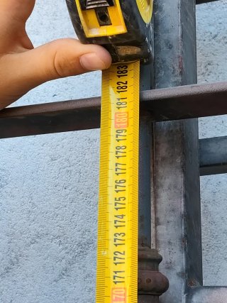 Puerta Reja Seguridad Derecha Hierro Forjado