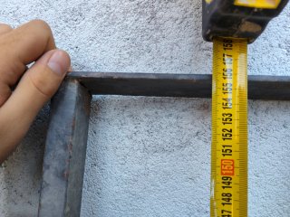 Puerta Reja Seguridad Derecha Hierro Forjado