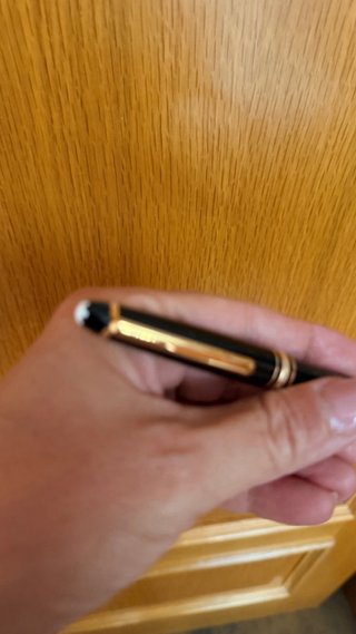 Bolígrafo Montblanc Meisterstück Negro y Dorado