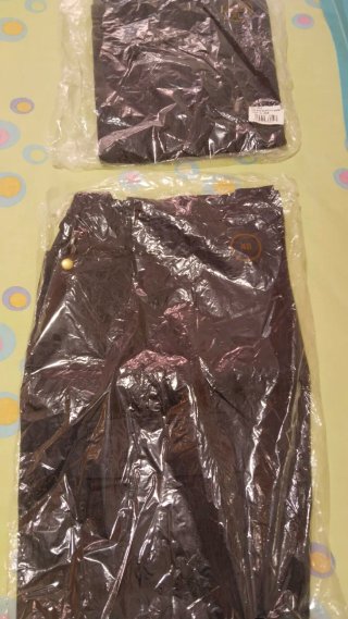 Pantalón y chaquetilla de trabajo azul