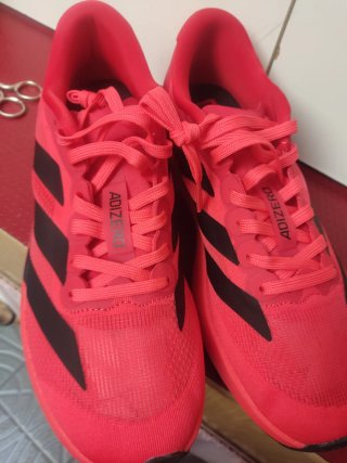 Zapatillas Adidas Adizero evo sl . Running Rojas