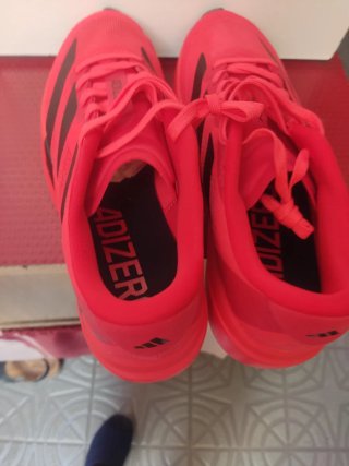 Zapatillas Adidas Adizero evo sl . Running Rojas
