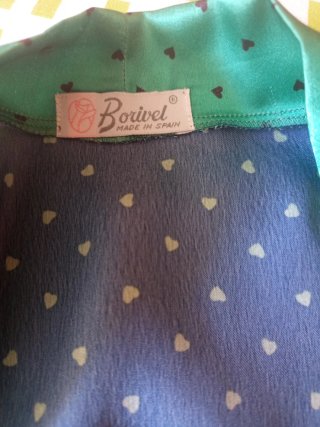 Conjunto juvenil bata y camisón satén