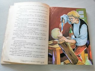 Libro Pinocchio C. Collodi vintage