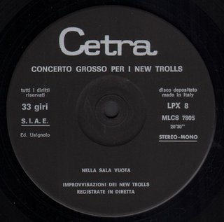New Trolls - Concerto Grosso per i New Trolls LP