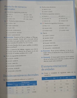 Matemáticas 1o Secundaria