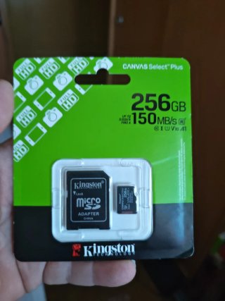 Tarjeta Micro SD Kingston 256GB + Adaptador
