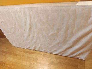 Cabecero+somier+colchón+ almohada+mesita.