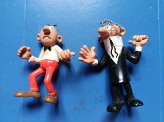 Figuras Mortadelo y Filemón