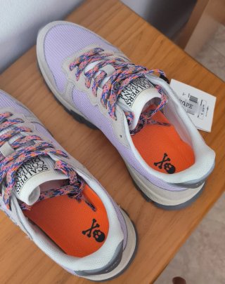Zapatillas Scalpers Talla 40 Morado/Beige