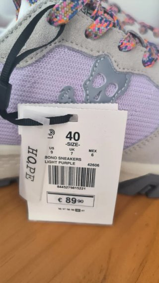 Zapatillas Scalpers Talla 40 Morado/Beige