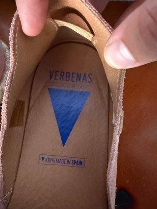 Alpargatas Verbenas Serraje Rosa Flores