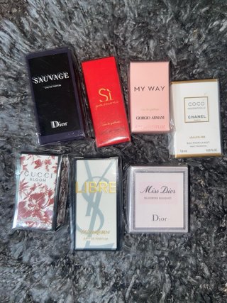 Mini profumi Dior, Armani, Chanel, Gucci, YSL