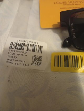 Gafas Louis Vuitton Originales Negras