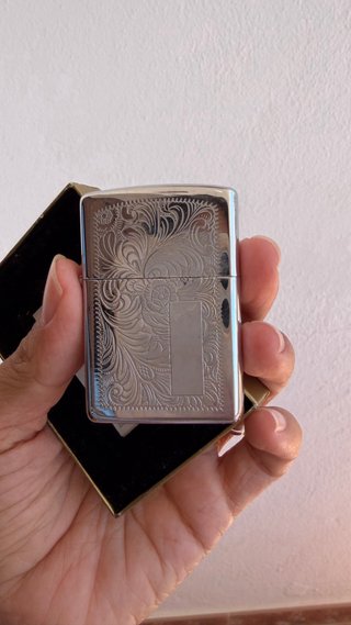 Mechero Zippo Venetian Chrome Original - Año 1995