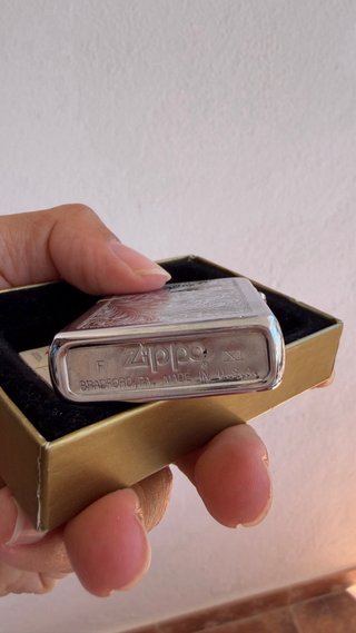 Mechero Zippo Venetian Chrome Original - Año 1995