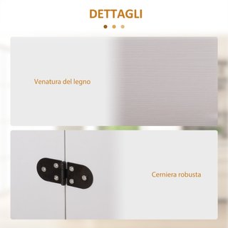 Tavolo da Pranzo Pieghevole Salvaspazio in Legno,