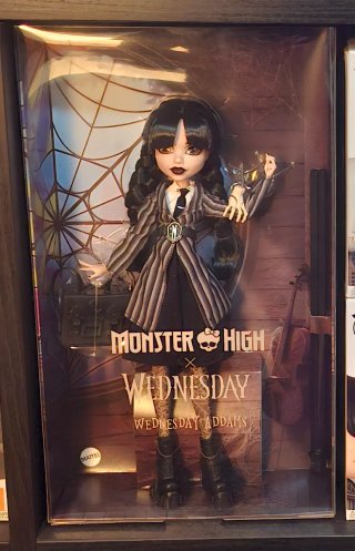 Monster High Miércoles Addams Muñeca