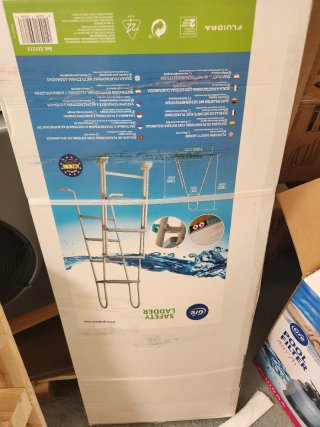 Piscina Gre Fidji Blanca 240x120 cm redonda